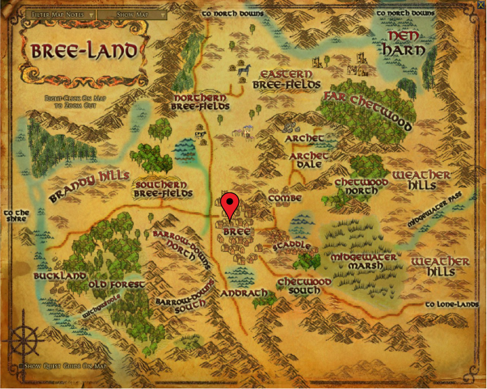 Map of Bree-land